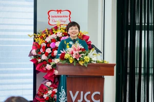 PGS.TS Nguyễn Thị Hiền, Viện trưởng Viện Phát triển nguồn nhân lực Việt Nam - Nhật Bản (VJCC).