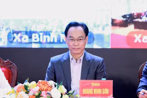 PGS.TS Hoàng Minh Sơn - Quyền Bộ trưởng Bộ GD&ĐT. Ảnh: Đình Tuệ.