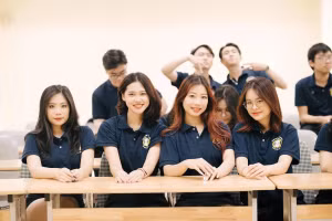 Sinh viên theo học tại Học viện Ngân hàng. Ảnh: NTCC. 