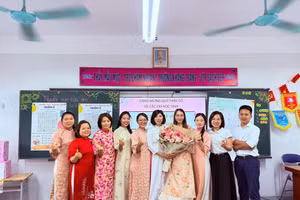 Hội thi Giáo viên chủ nhiệm giỏi cấp trường được Trường THPT Lam Hồng (Sóc Sơn, Hà Nội) tổ chức để giáo viên thêm cơ hội được rèn nghề. 