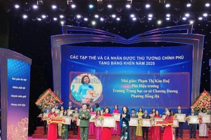Mới đây, nhà giáo Phạm Thị Kim Huệ vinh dự được Thủ tướng Chính phủ tặng Bằng khen năm 2025. 