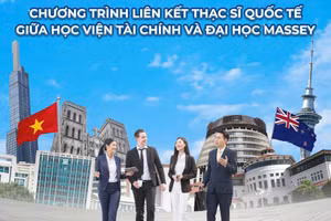 Người học được mở rộng cơ hội nhận bằng Thạc sĩ liên kết quốc tế giữa Học viện Tài chính với Đại học Massey, New Zealand. Ảnh: NTCC.