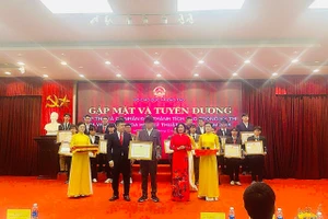 Bùi Đàm Quân trong buổi gặp mặt, tuyên dương do Bộ GD&ĐT tổ chức năm 2025. 