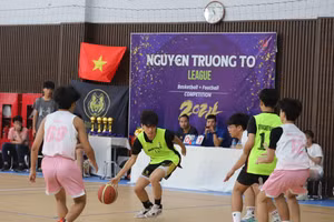 Ở mỗi nhà trường, các hoạt động thể thao học đường dành cho học sinh cũng được tổ chức thành công trong năm học 2023-2024. Ảnh: Đình Tuệ.