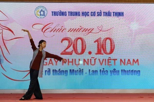 Nhiều hoạt động ý nghĩa để chào mừng ngày 20/10 được thầy trò Trường THCS Thái Thịnh hưởng ứng.