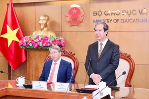 Bộ trưởng Bộ GD&ĐT Nguyễn Kim Sơn đánh giá cao vai trò phối hợp của Bộ Tư pháp về công tác pháp chế trong những năm qua. 