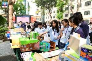 Học sinh Trường Nguyễn Siêu tại Ngày hội STEM năm 2026.