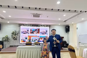 TS Tạ Ngọc Trí - Phó Vụ trưởng vụ Giáo dục Phổ thông, Bộ GD&ĐT tại tập huấn.