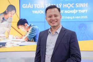 Thạc sĩ Lê Trung Kiên, Phó Viện trưởng Viện Tâm lý Giáo dục và Đào tạo. Ảnh: NVCC. 