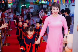 Cô Huyền có gần 20 năm công tác tại Trường Mầm non 10-10.