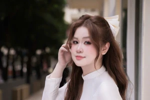 Hoàng Hoa Tuệ Giang có ý thức học tập rất cao và năng nổ trong các hoạt động. Ảnh: NVCC.