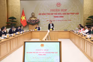 Phó Thủ tướng Hồ Quốc Dũng chủ trì phiên họp sáng 15/1. Ảnh: Báo Chính phủ.