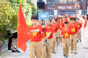 Trường THCS Thái Thịnh chào đón học sinh lớp 6 năm học 2025-2026.