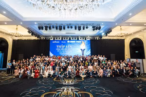 Hội thảo “Thắp lửa cùng tiến lên" là nơi quy tụ nhiều chuyên gia, nhà quản lý giáo dục. Ảnh: BTC.