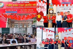 Học viện Tài chính tại Cơ sở số 19 ngõ Hàng Cháo, phường Ô Chợ Dừa, Hà Nội.