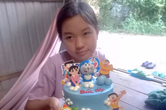 Em Nguyễn Thị Bích Hợp lúc còn khỏe mạnh.