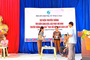 Một tiểu phẩm tham gia dự thi tại sự kiện.