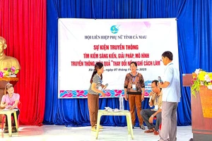 Một tiểu phẩm tham gia dự thi tại sự kiện.