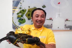 Con cua có trọng lượng lớn nhất được trao vương miện "Vua Cua".