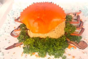 Món xôi cua Cà Mau.