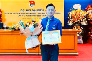 Nguyễn Bảo Trọng từng có nhiều thành tích trong công tác Đoàn.