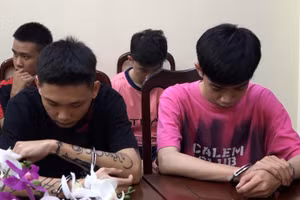 Một số bị can liên quan vụ án (Ảnh: Công an tỉnh)