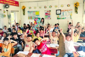 Tỉnh Cà Mau hiện có 316/324 trường Tiểu học công lập dạy 2 buổi/ngày.