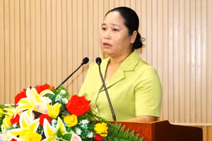 Bà Nguyễn Thu Tư, Giám đốc Sở Dân tộc và Tôn giáo tỉnh Cà Mau.