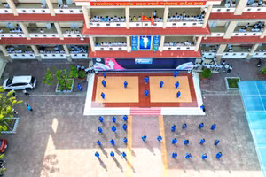 Buổi sinh hoạt CLB Võ thuật tại Trường THPT Đầm Dơi.