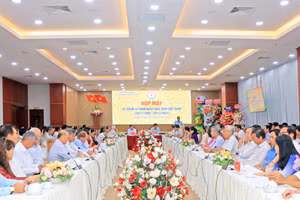 không gian buổi họp mặt ngày 20/11 tại Cà Mau