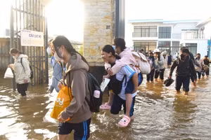 Kỳ triều cường Rằm tháng 9 Âm lịch được dự báo gây ngập sâu nhiều khu vực ở Cà Mau.