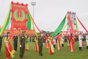 Cà Mau tổ chức diễu hành ra mắt lực lượng tham gia bảo vệ ANTT ở cơ sở