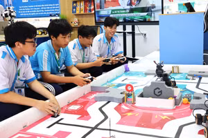 Phòng học STEM tại Trường THPT Đầm Dơi, Cà Mau.