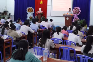 Lễ khai mạc kỳ thi tuyển dụng viên chức.