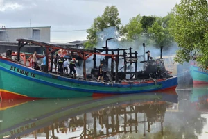 Phương tiện bị cháy.