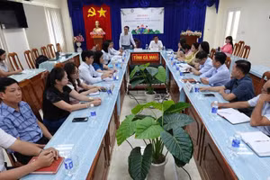 Quang cảnh buổi làm việc.