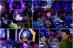 Công an tỉnh Bạc Liêu kiểm tra các điểm kinh doanh dịch vụ phát hiện nhiều đối tượng sử dụng chất cấm. 