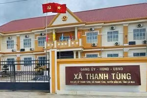 Trụ sở Đảng ủy, UBND xã Thanh Tùng, Đầm Dơi, Cà Mau.
