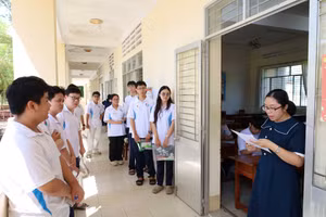 Học sinh Cà Mau tham gia Kỳ thi thử tốt nghiệp THPT 2026.
