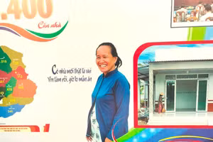 Niềm vui của nhiều hộ dân ở tỉnh Cà Mau khi có được căn nhà mới an toàn.