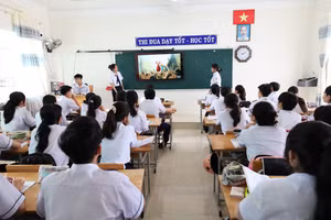 Học sinh tự thảo luận đưa ra quy tắc "Trường học không phán xét".