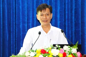 Ông Huỳnh Công Thiệu - Trưởng phòng Dân tộc, Sở Dân tộc và Tôn giáo tỉnh Cà Mau phát biểu khai mạc.