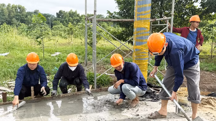 Sinh viên Khoa Kỹ thuật, Trường Đại học Kiên Giang.