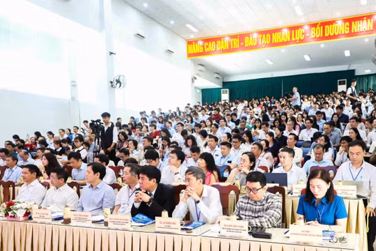 Hội thảo thu hút sự quan tâm của cộng đồng khoa học giáo dục trong cả nước.
