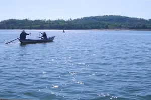 Đầm An Khê (xã Phổ Khánh, thị xã Đức Phổ) nơi xảy ra vụ việc thương tâm.