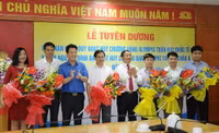 Hà Tĩnh khen thưởng học sinh đoạt huy chương các kỳ thi Olympic quốc tế ảnh 5