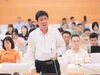 Ông Huỳnh Văn Chương - Cục trưởng Cục Quản lý chất lượng (Bộ Giáo dục và Đào tạo) thông tin tại họp báo
