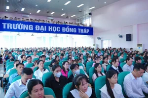 Quang cảnh lễ khai giảng đào tạo thạc sĩ đợt 2 năm 2025. Ảnh: H. Phong.
