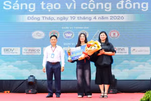 Dự án của học sinh Cà Mau đạt giải Nhất tại Ngày hội Giáo dục STEM. 