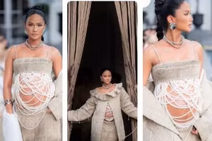 H'Hen Niê tự tin catwalk, thần thái cuốn hút ở tháng cuối thai kỳ